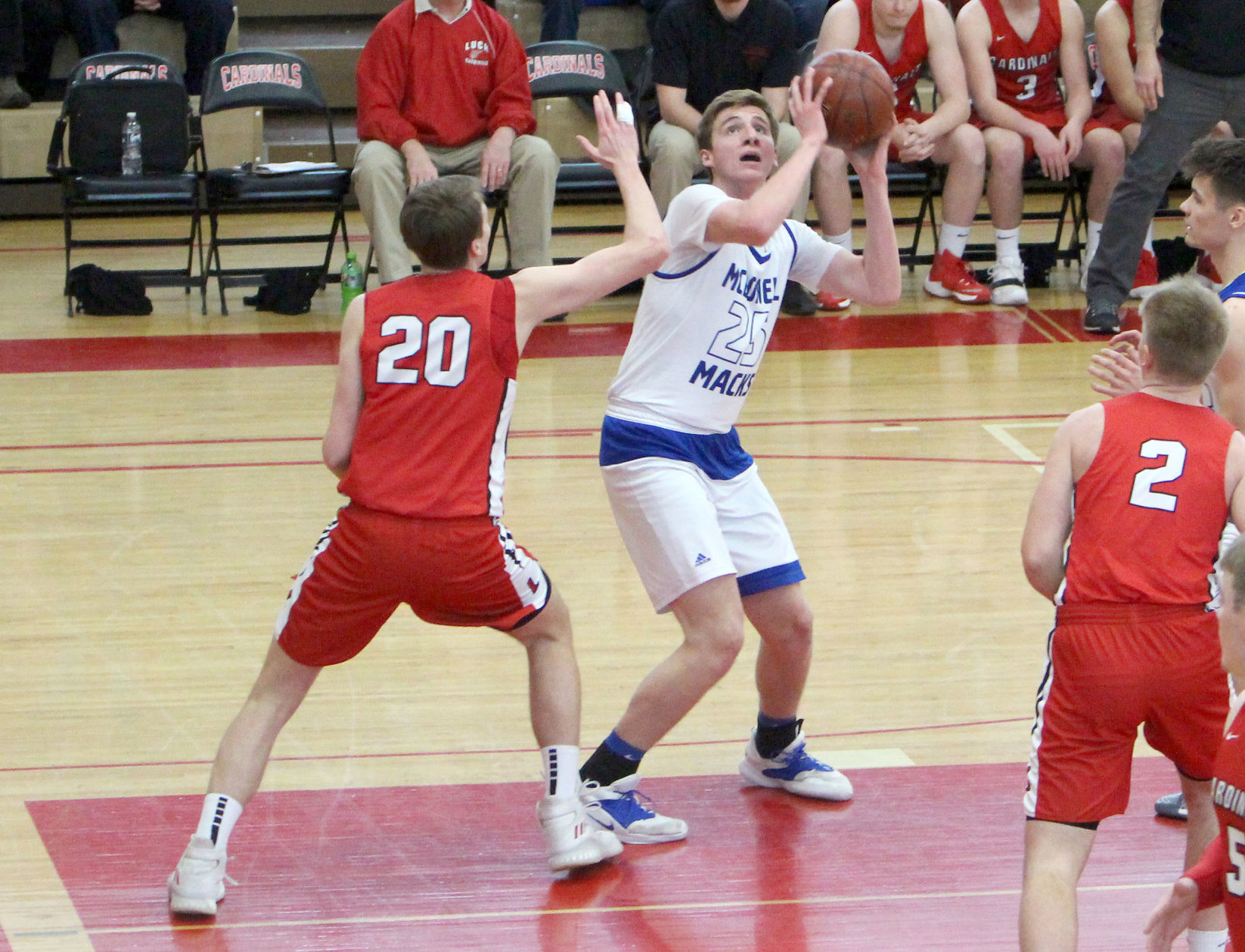 McDonell boys basketball vs Luck at Chi-Hi 3-9-19